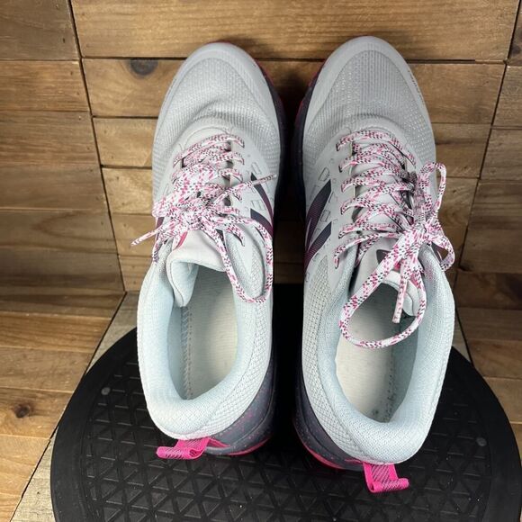 New Balance NB Nitrel Womens Sz 8.5B Trail Running Gray Hot Pink Shoes NO INSOLE - Picture 5 of 10